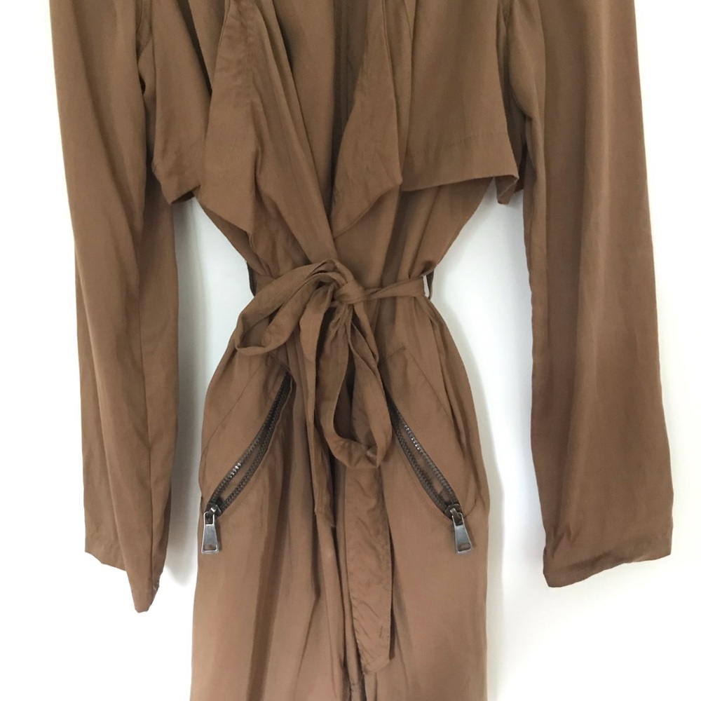 Lightweight Caramel Duster Jacket - image 3